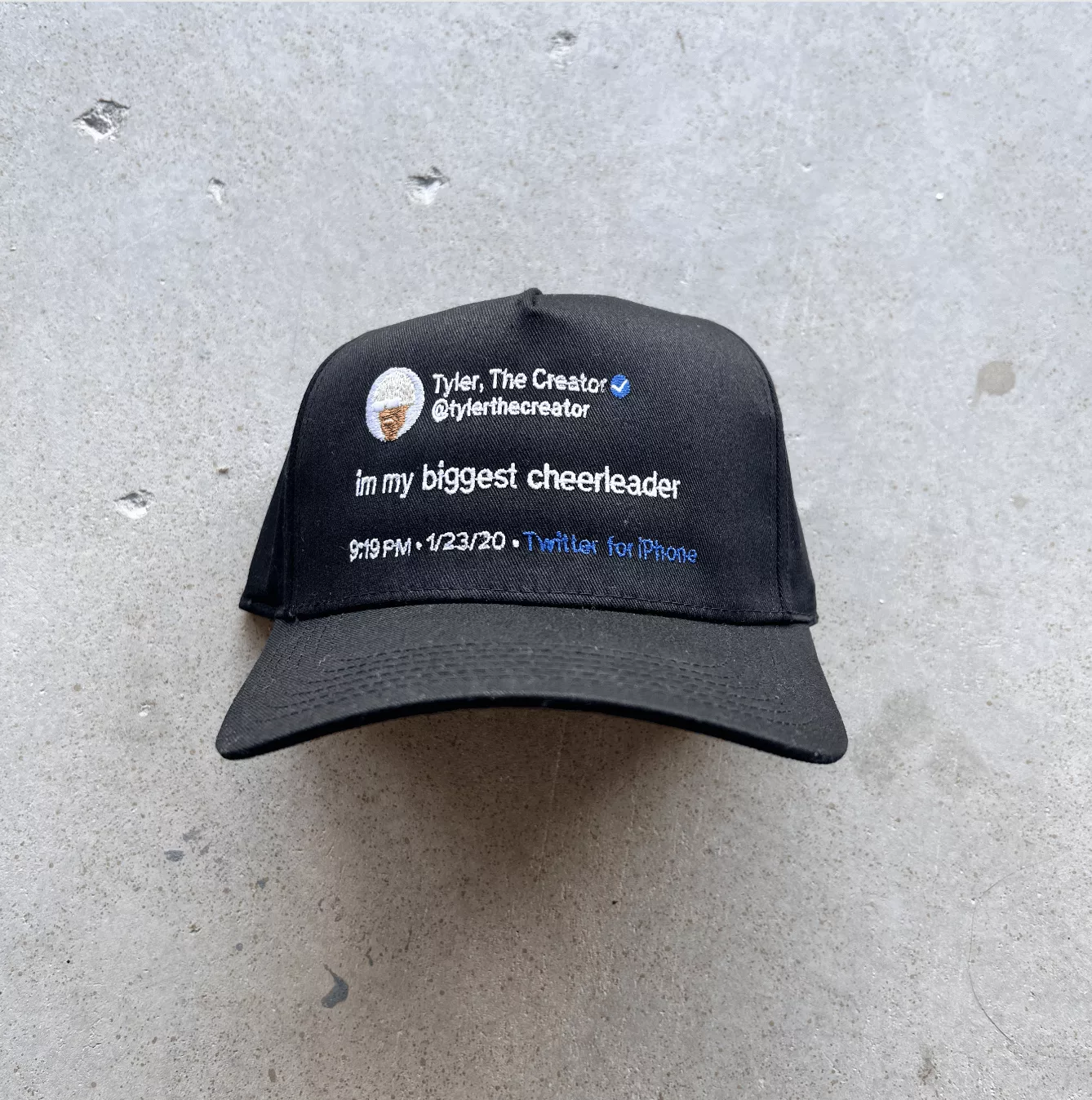 Prolific Hats Prolific Tyler The Creator Tweet Hat Black