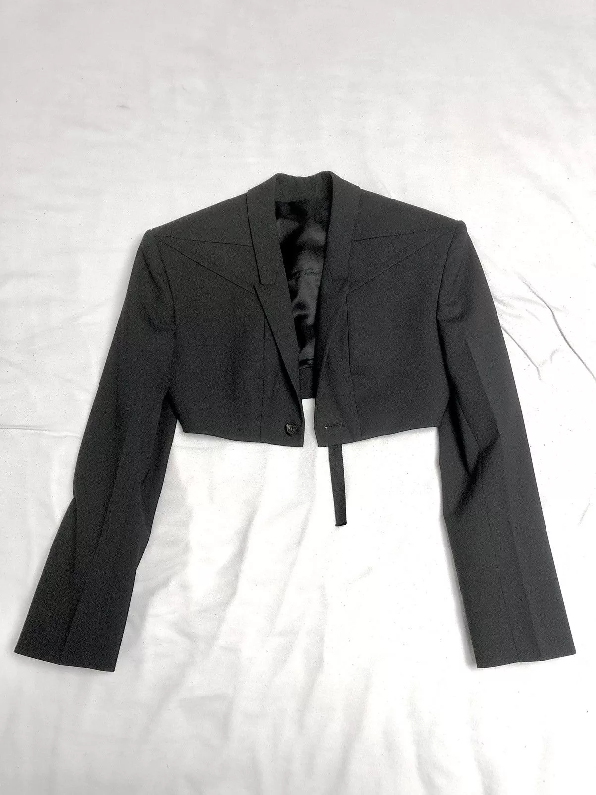 Rick Owens Light Jackets Rick Owens Micro Tatlin Tecuatl S/S20 Black