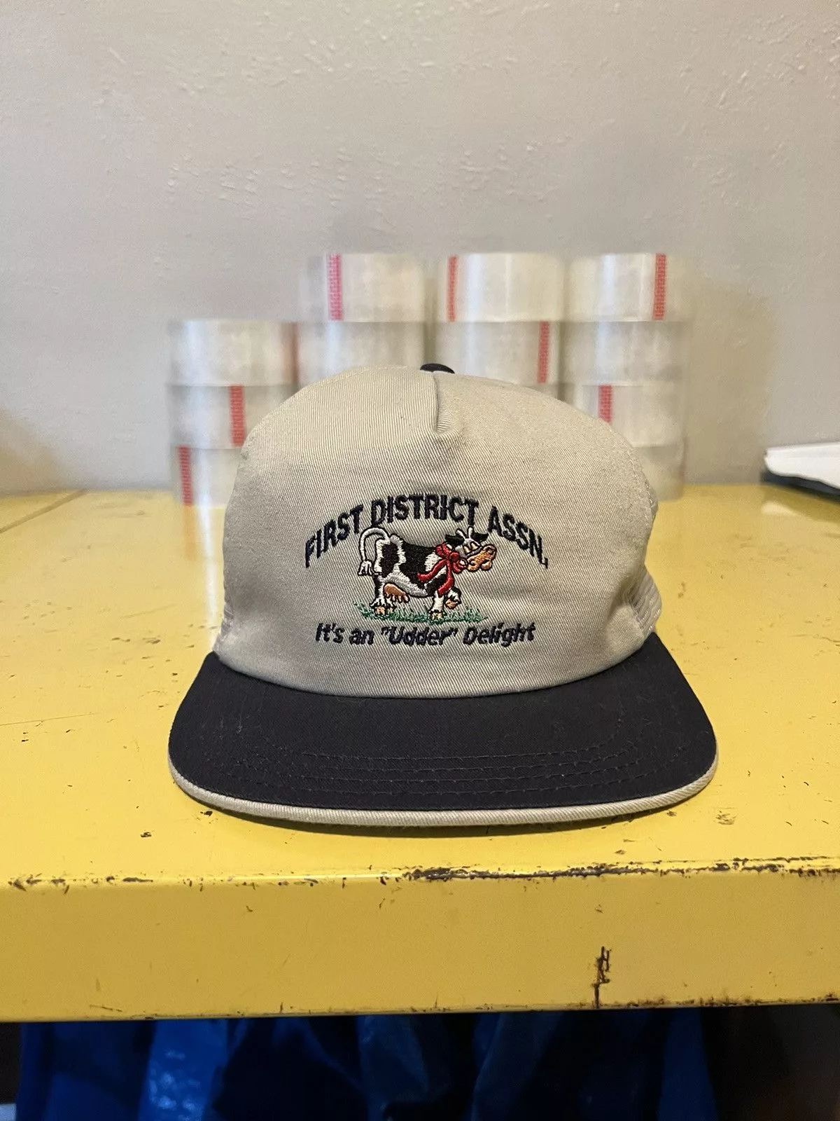 Vintage Hats Vintage Trucker Hat Gray
