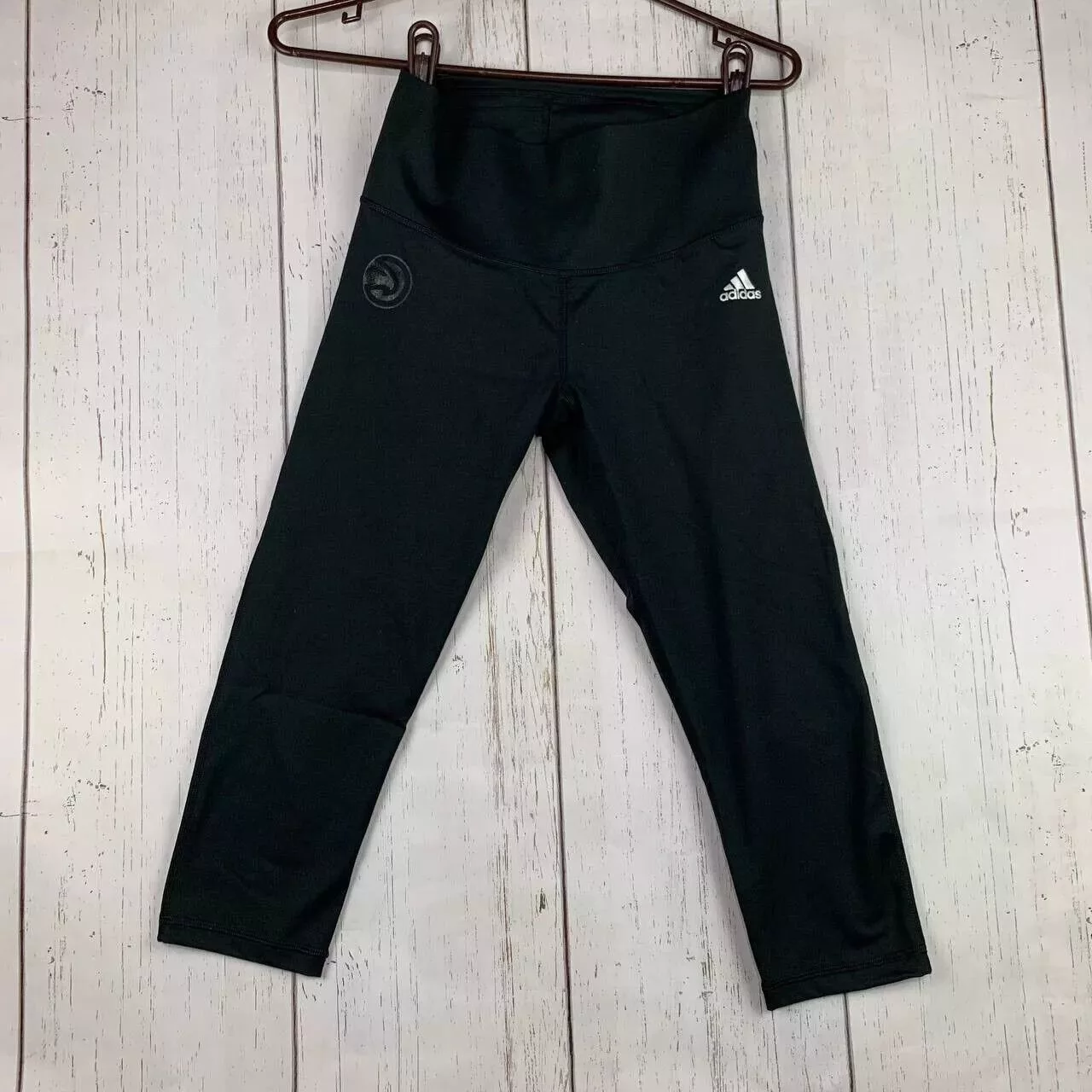 Adidas Leggings Atlanta Hawks NBA Adidas Small Black Sweatpants New Women