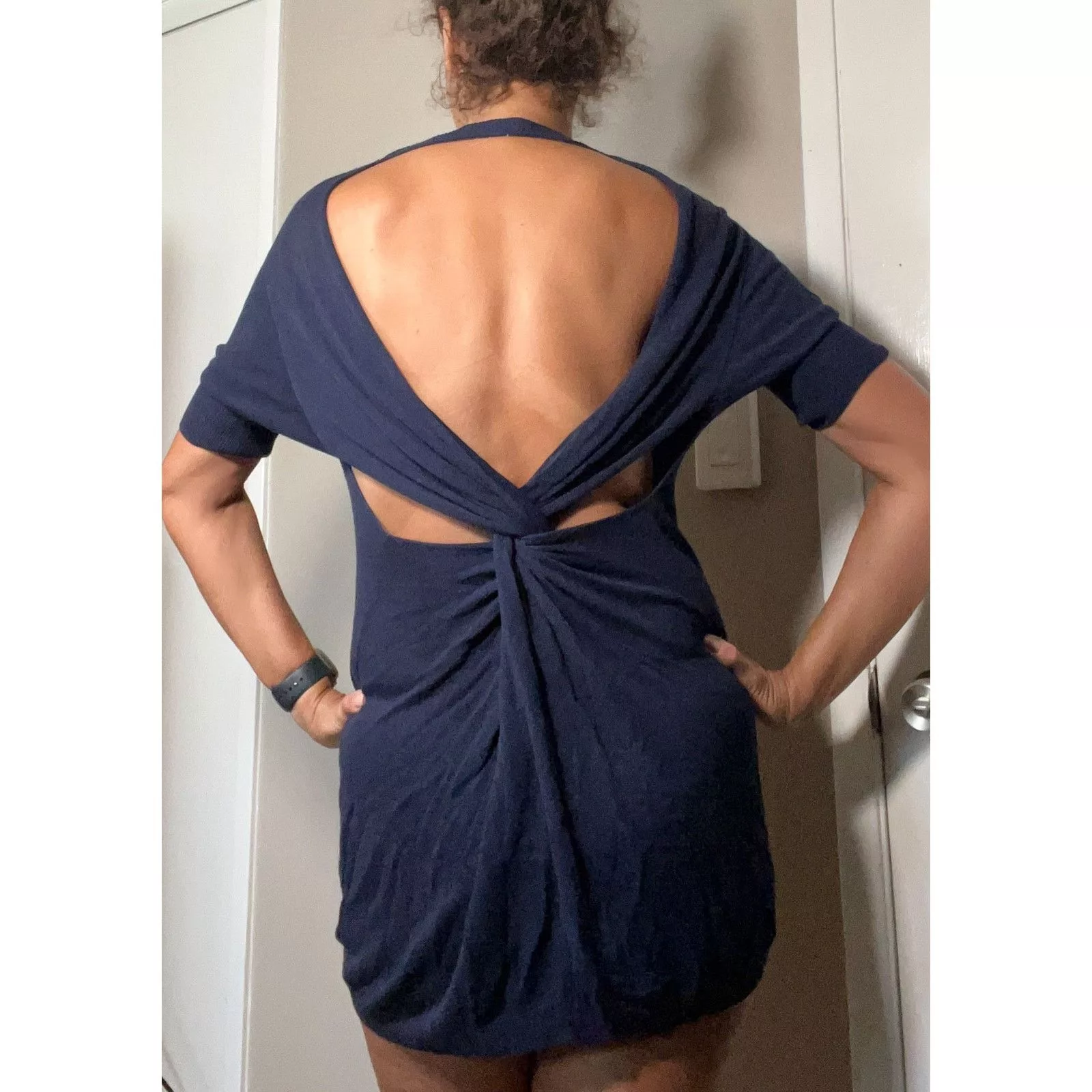 Acne Studios Midi Dresses Acne Studios Blano Swirl Tunic Dress size S Blue