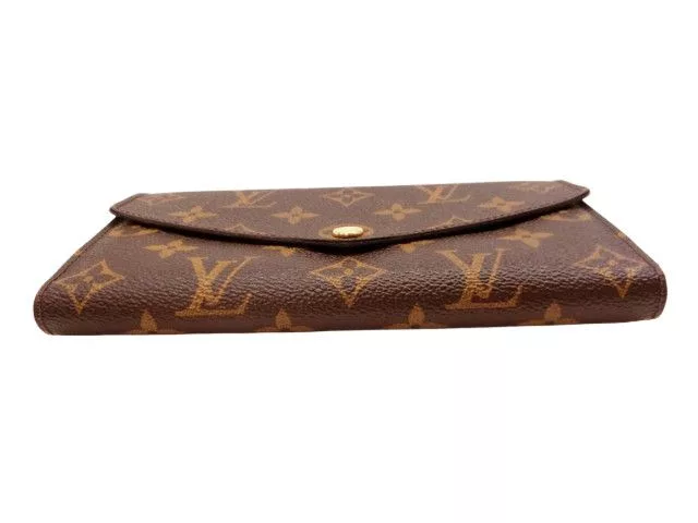 Louis Vuitton Wallets Louis Vuitton Sarah Monogram Leather Brown Wallet