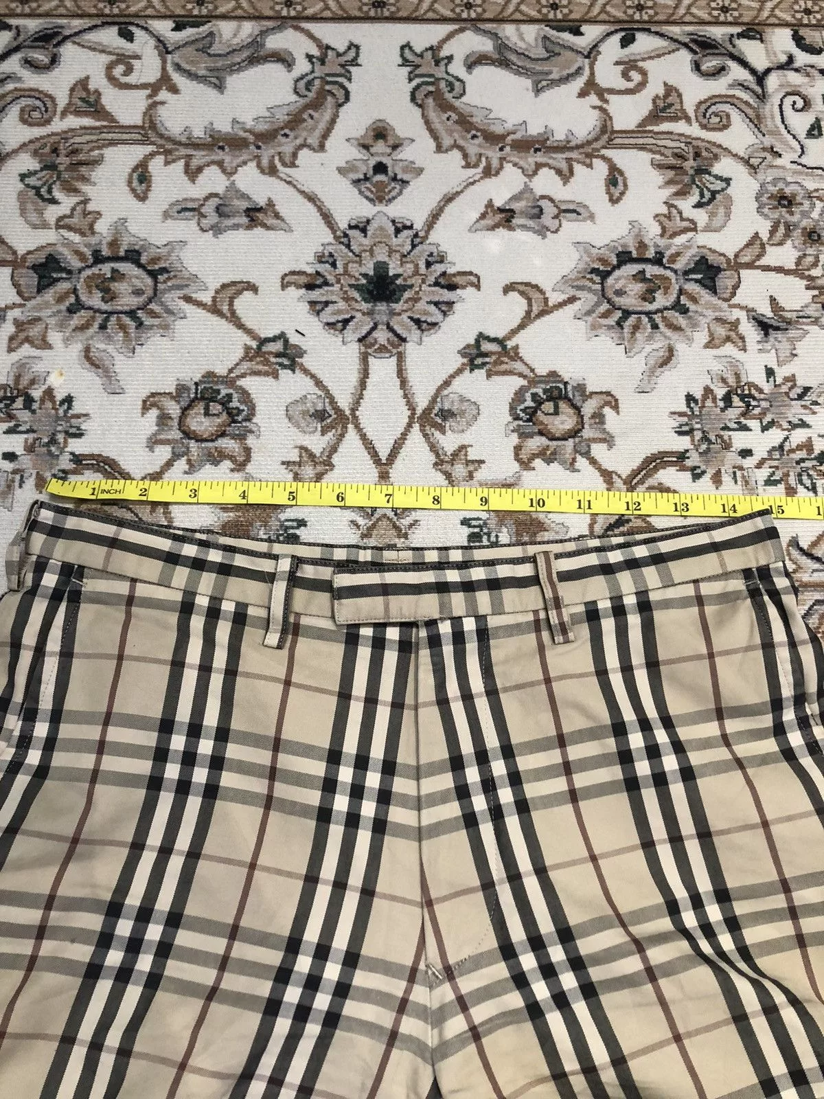 Burberry Casual Pants BURBERRY NOVA CHECK PANTS Beige