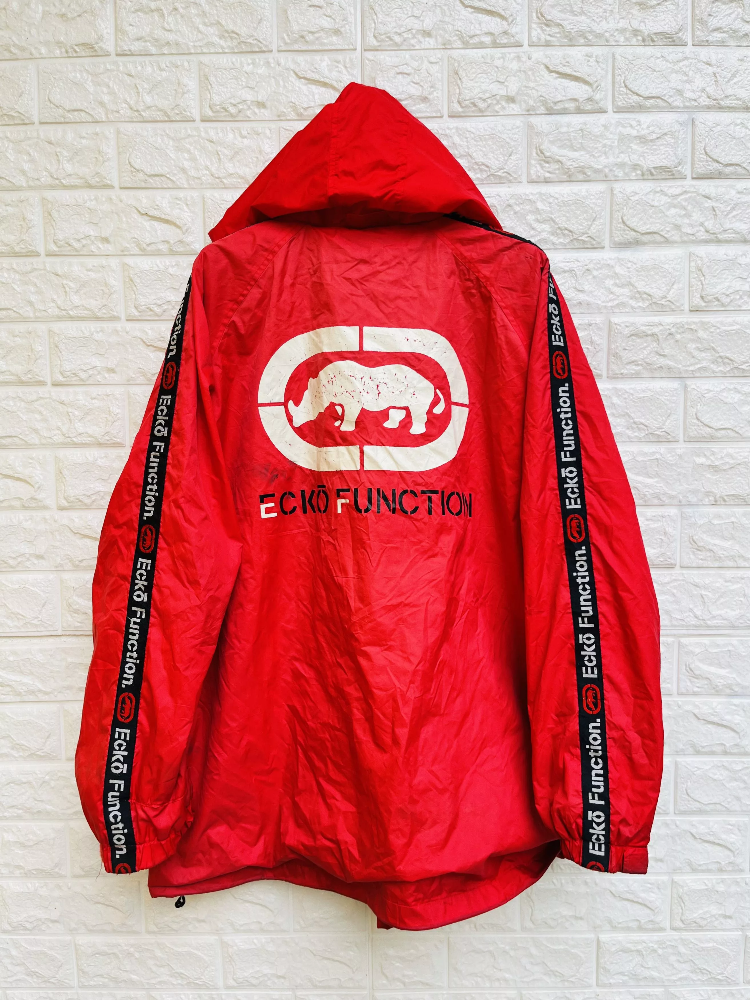 Ecko Unltd. Sweaters Knitwear Ecko Unltd. × Japanese Brand × Vintage Vintage Ecko Hip Hop Big Logo Streetwear Fashion Style Red