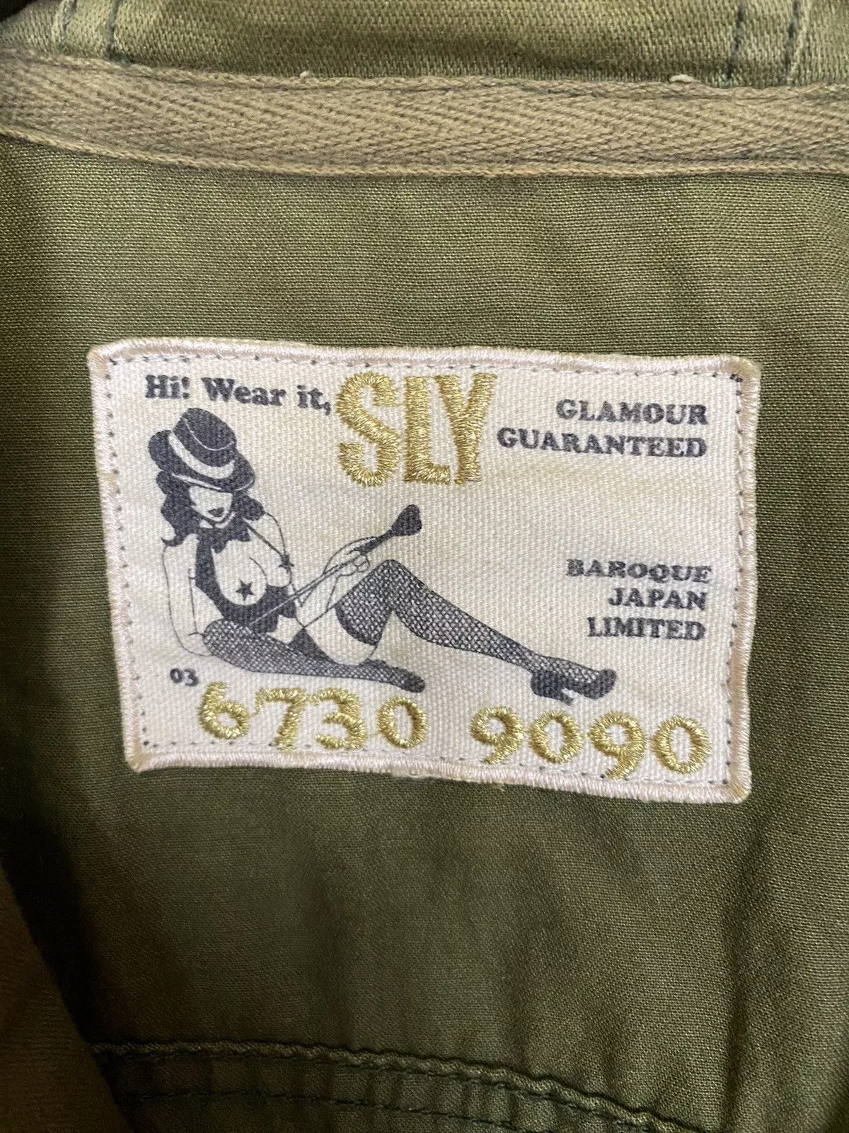 Seditionaries Parkas Seditionaries × Sly Guild ‼️Sly parka jacket multipocket army style sun faded Green Streetwear