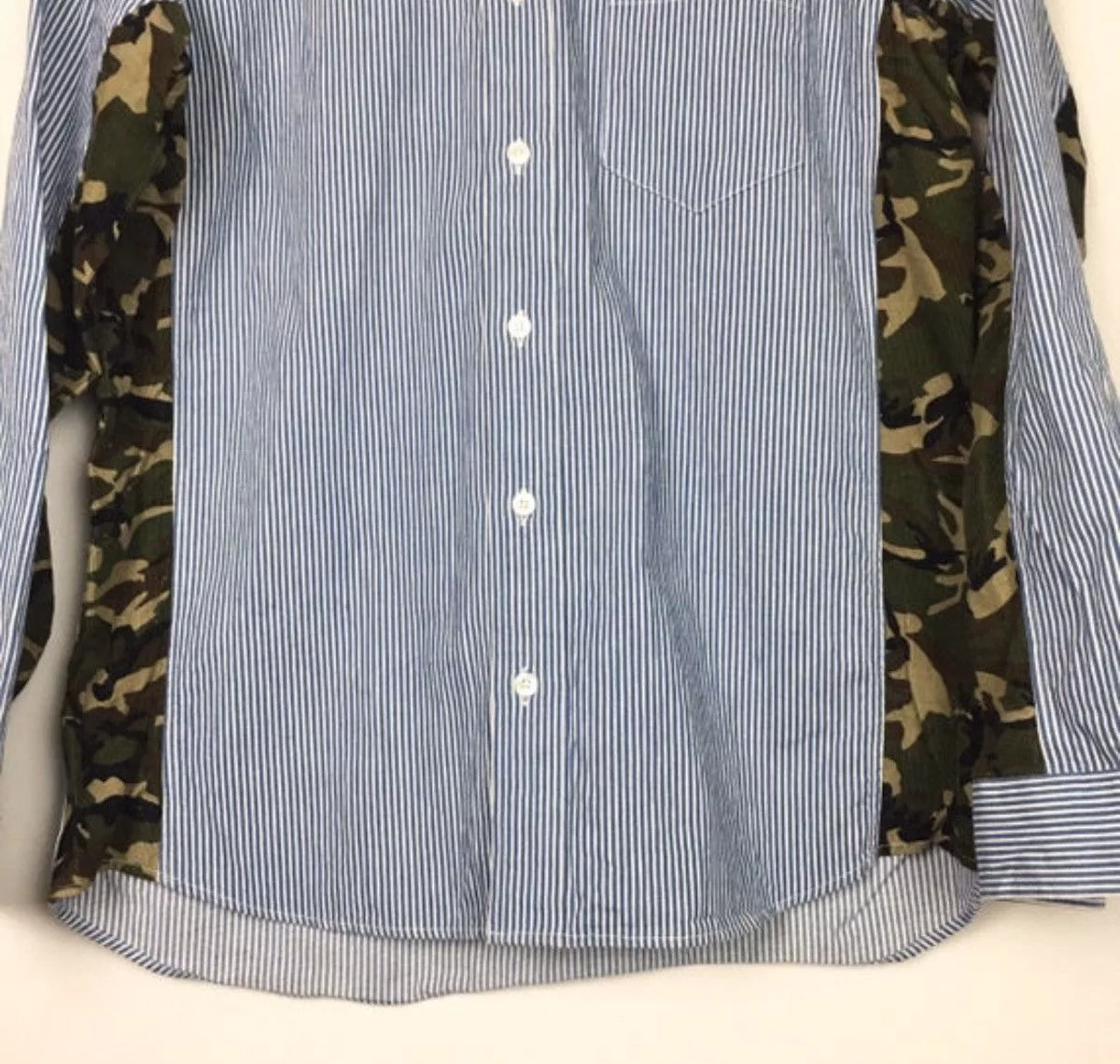 BASE CONTROL Shirts Button Ups Base Control Camo Shirt Blue