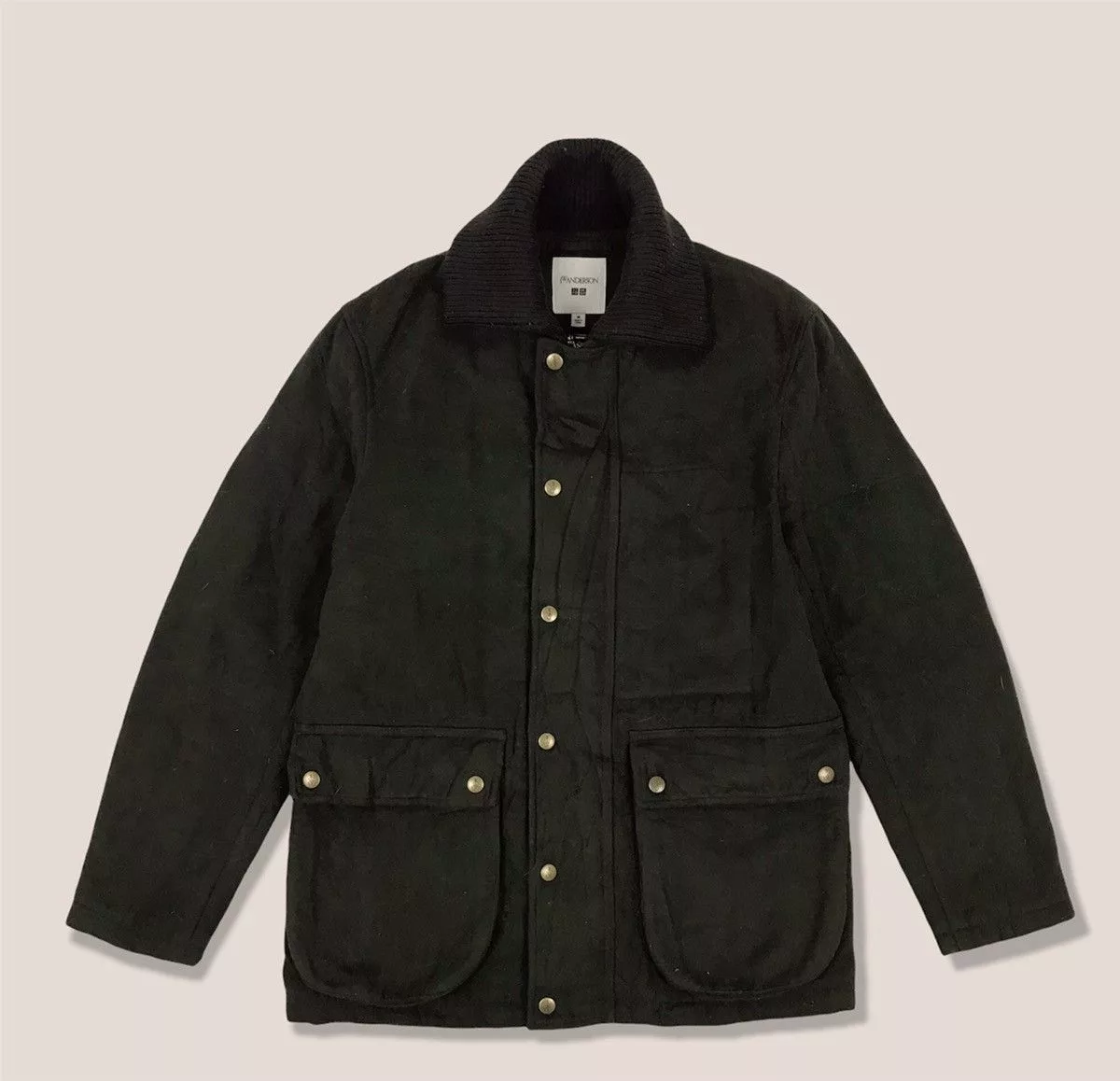JW Anderson Heavy Coats JW Anderson × Uniqlo Uniqlo X J.W.Anderson Wool Zipper Jacket Brown Streetwear