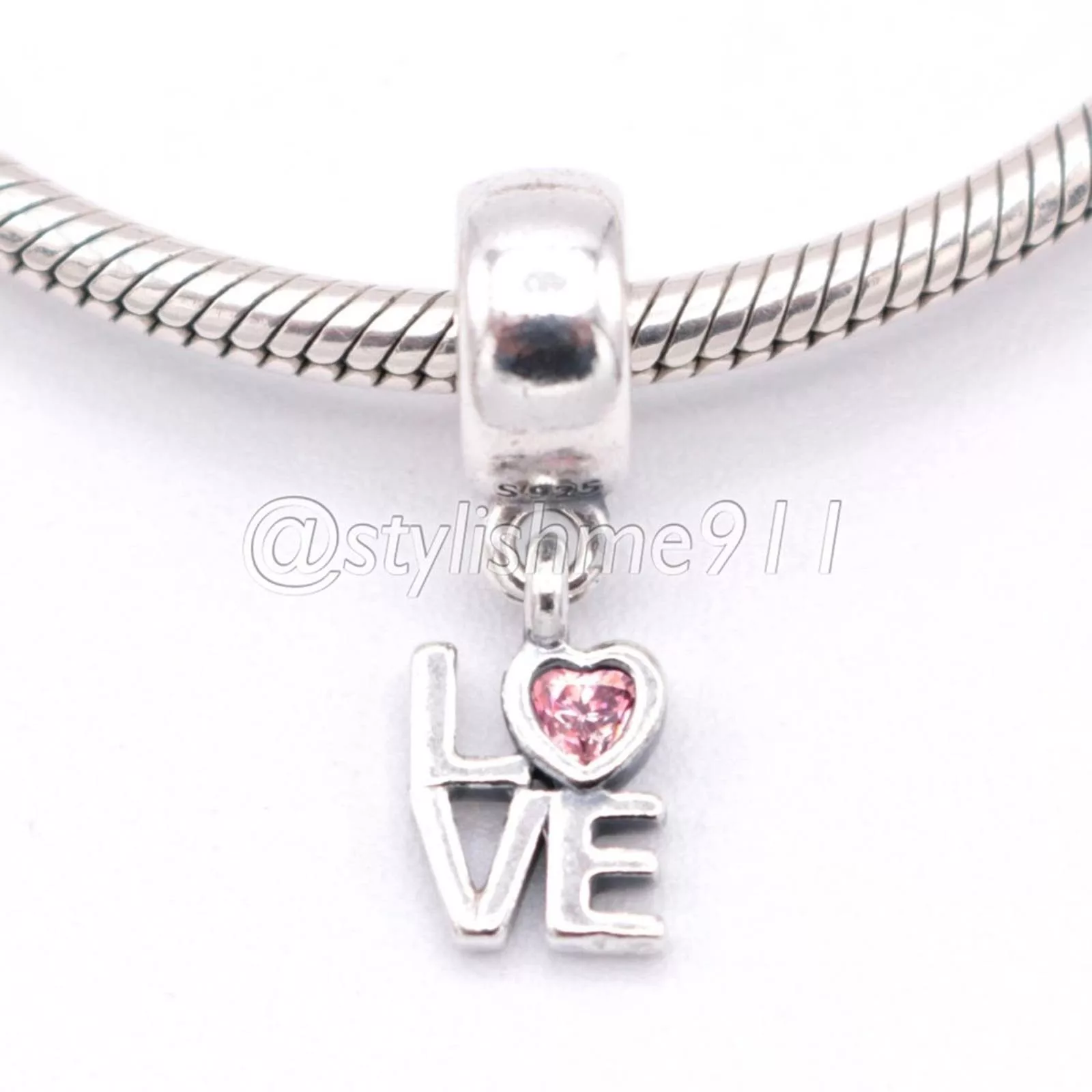 pandora Bracelets Authentic PANDORA LOVE Dangle - 791253CZS Silver