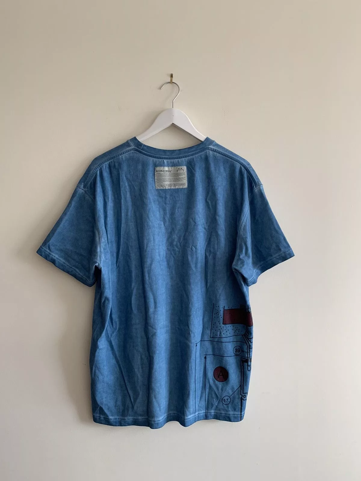 A-COLD-WALL* Short Sleeve T Shirts A-COLD-WALL* Blueprint Tee