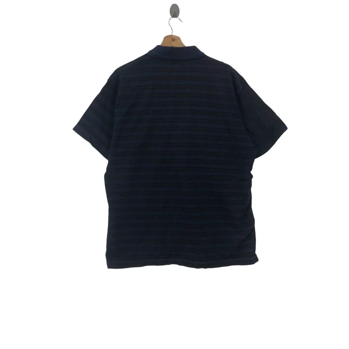 Engineered Garments Polos Engineered Garments × Uniqlo Designer UT X ENGINEERED GARMENT New York Polo Shirt Blue
