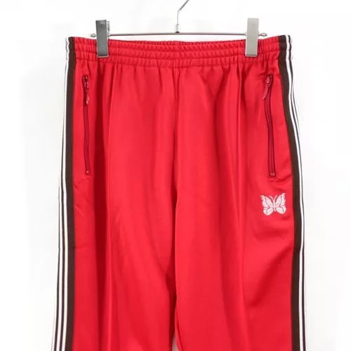 Needles Sweatpants Joggers Needles Sweat Pants Narrow Track Poly Smooth Red