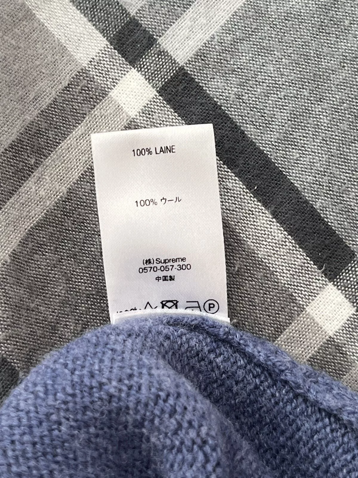 Supreme Sweaters Knitwear Supreme stone washed sweater navy Blue