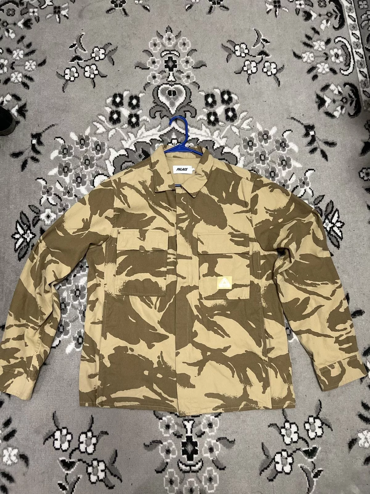 Palace Shirts Button Ups Palace canvas shirt Brown
