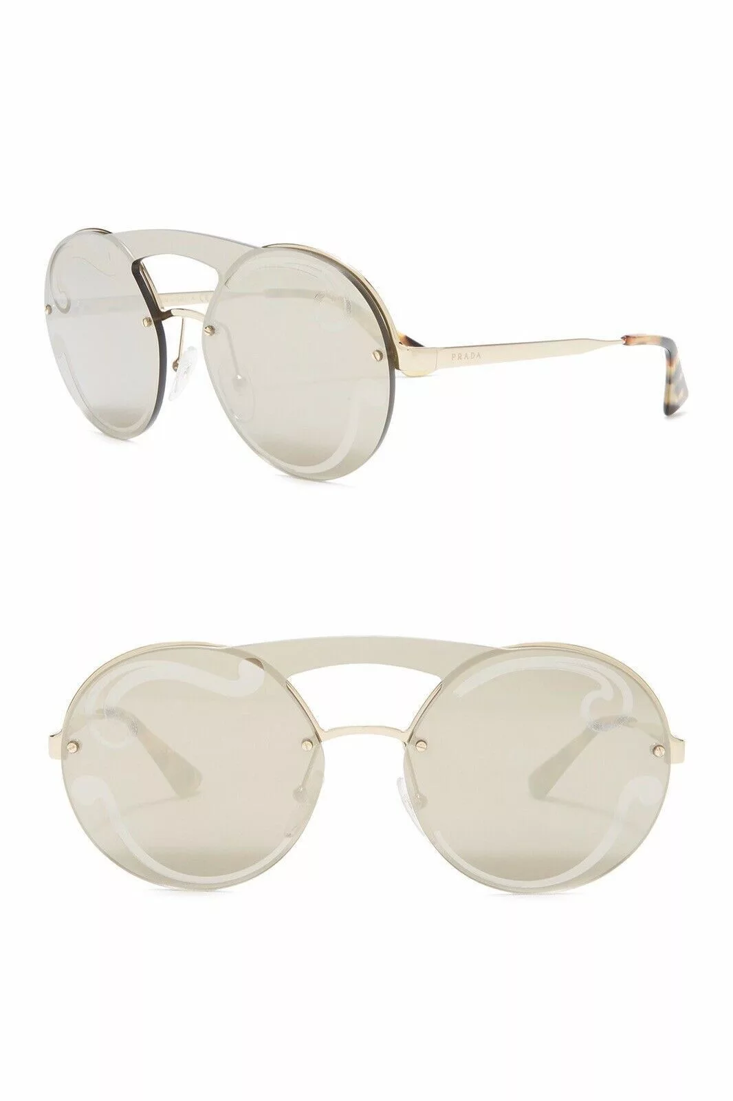 Prada Sunglasses Prada Cinema Evolution Round SPR 65T ZVN-ODW Sunglasses Multi