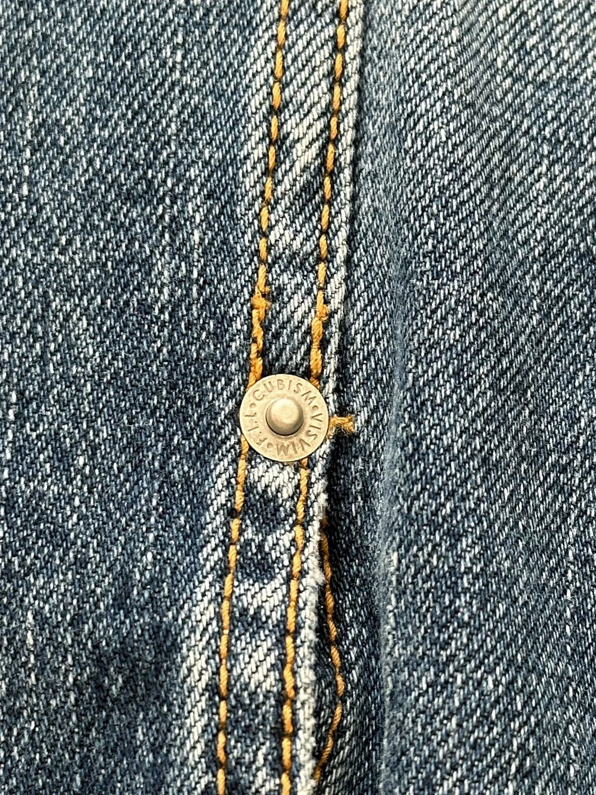 Visvim Denim Jackets Visvim Sz2 16SS SS 101 Damaged Indigo Jacket Blue