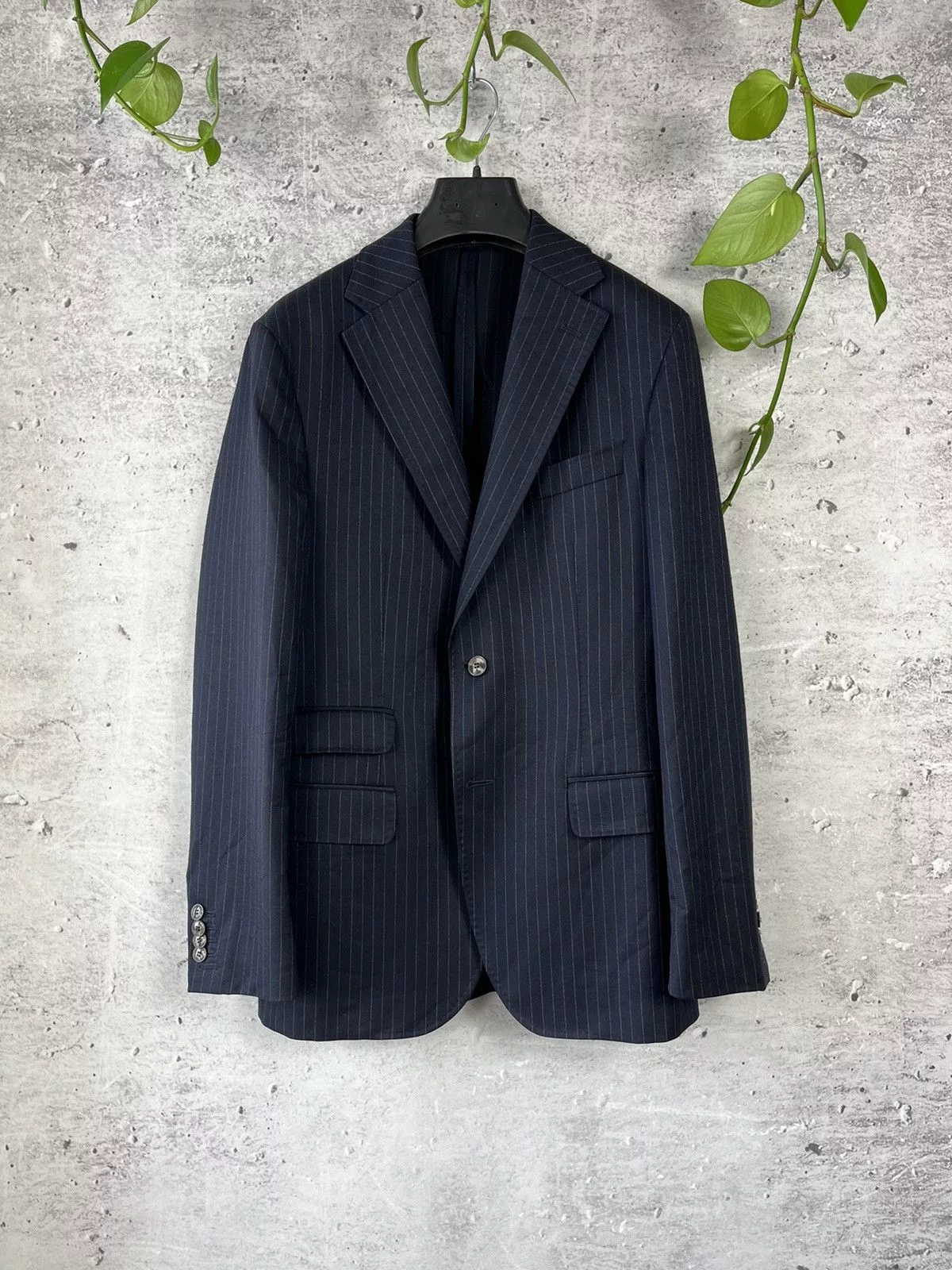Morris Blazers Morris × Vitale Barberis Canonico Morris - Wool Light Dandy Style Blazer 48 Blue Vintage