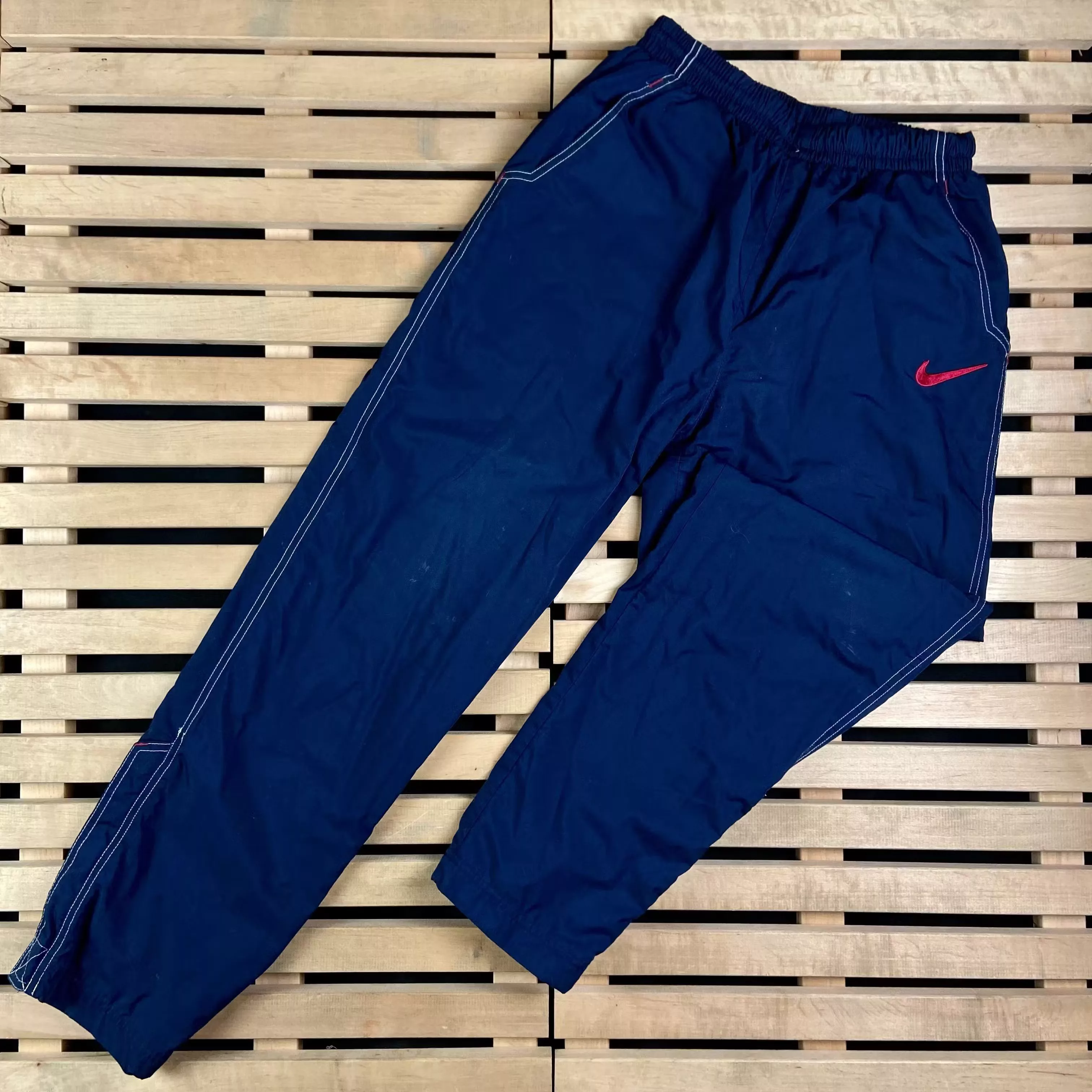 Nike Casual Pants Nike × Vintage Mens Sport Pants Trousers Nike Vintage Size M Blue