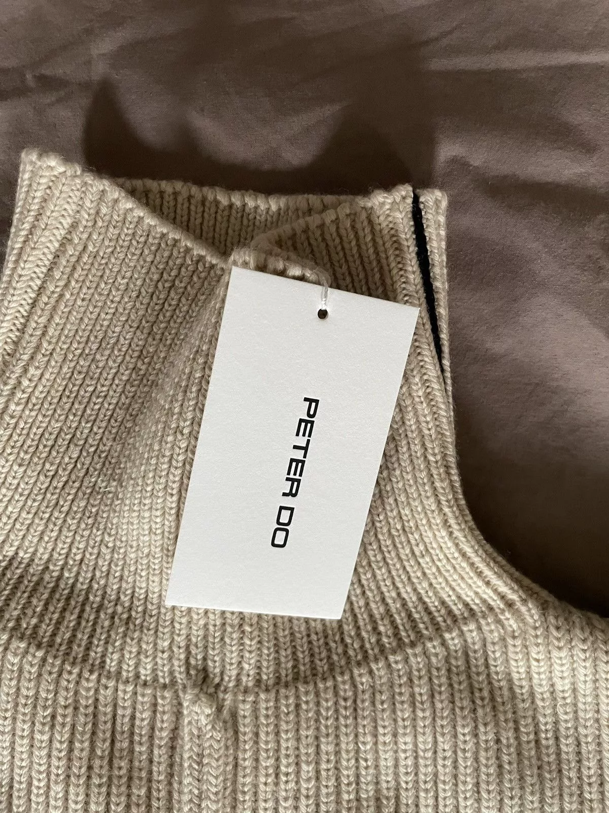 Peter Do Sweaters PETER DO KNIT CAPE TUNIC - size XS/S Beige