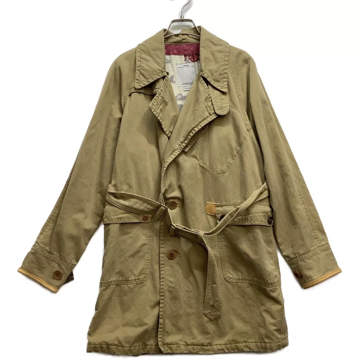 Visvim Light Jackets VISVIM 14AW HENDEE TRENCH COAT jacket Beige