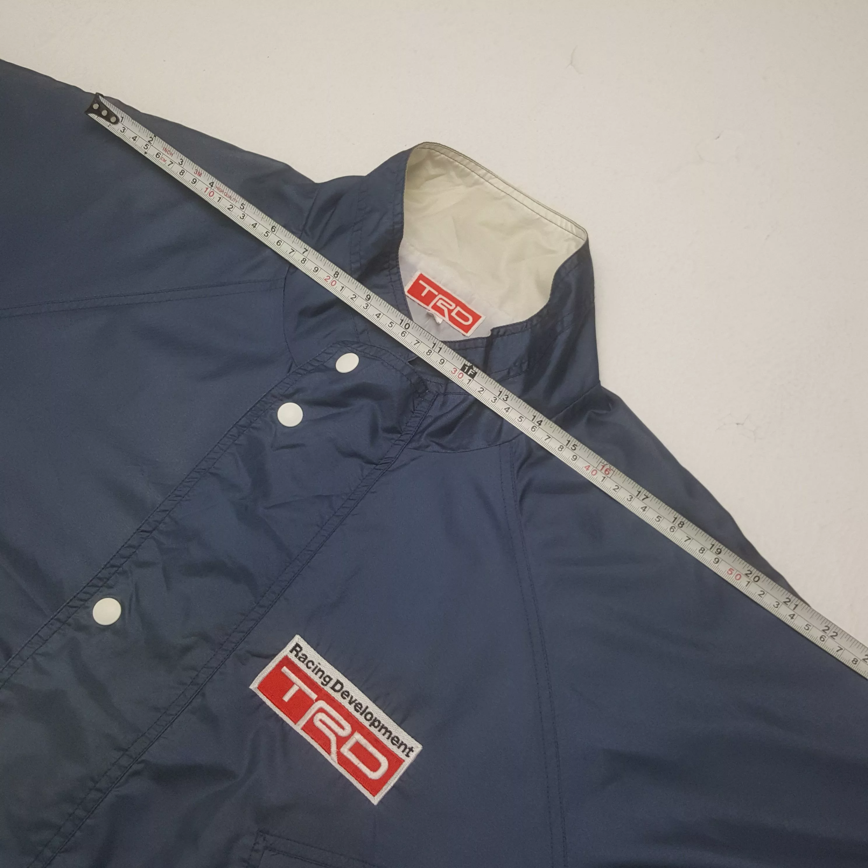 Japanese Brand Light Jackets Japanese Brand × Vintage Vintage TRD Racing Development Toyota Team Bombers Jacket Blue