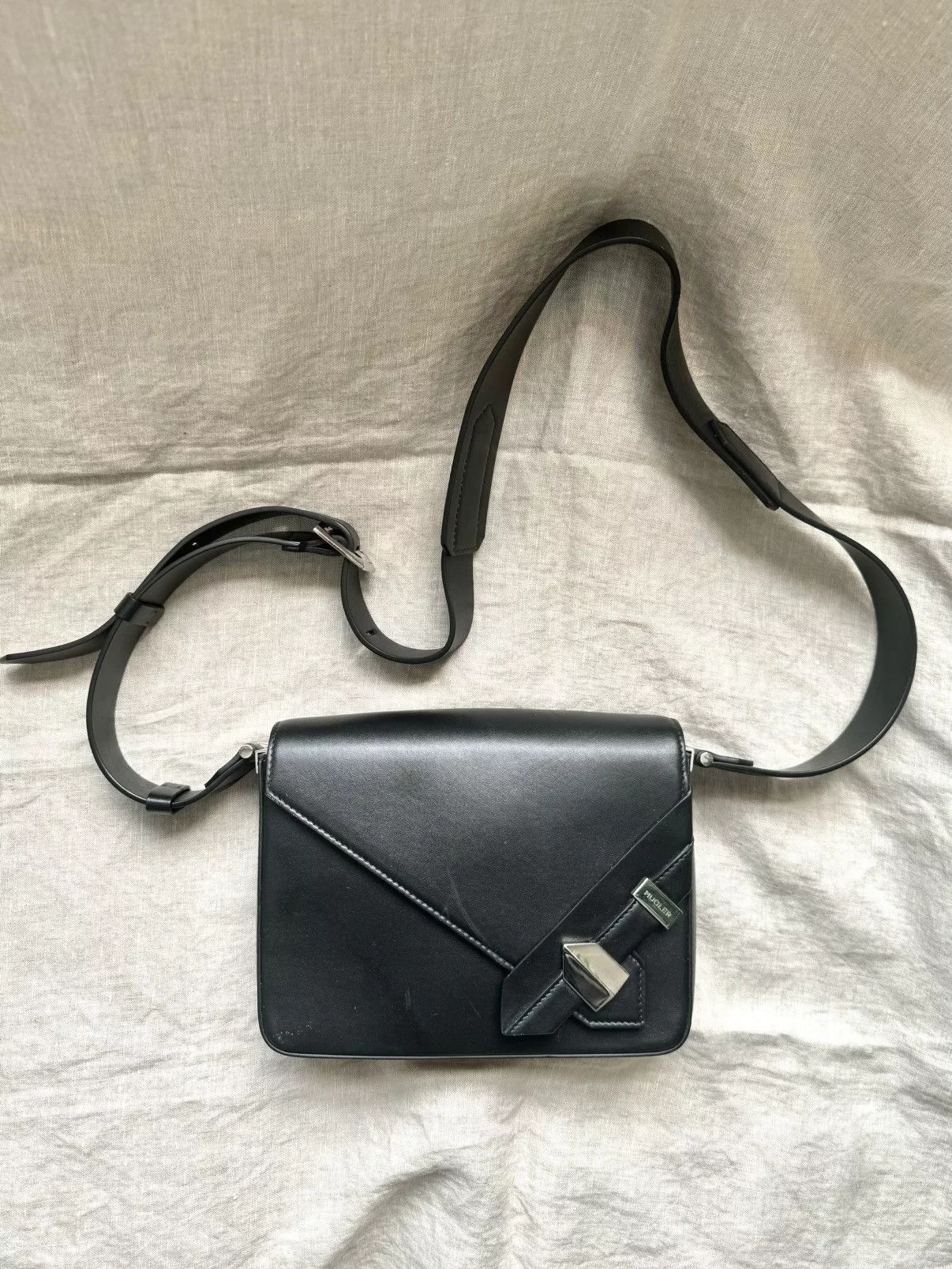 Mugler Shoulder Bags Mugler black leather bag