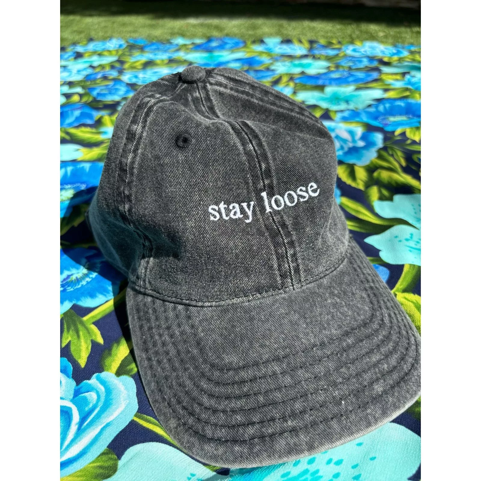 & Other Stories Hats & Other Stories Grey Stay Loose Baseball Hat Gray