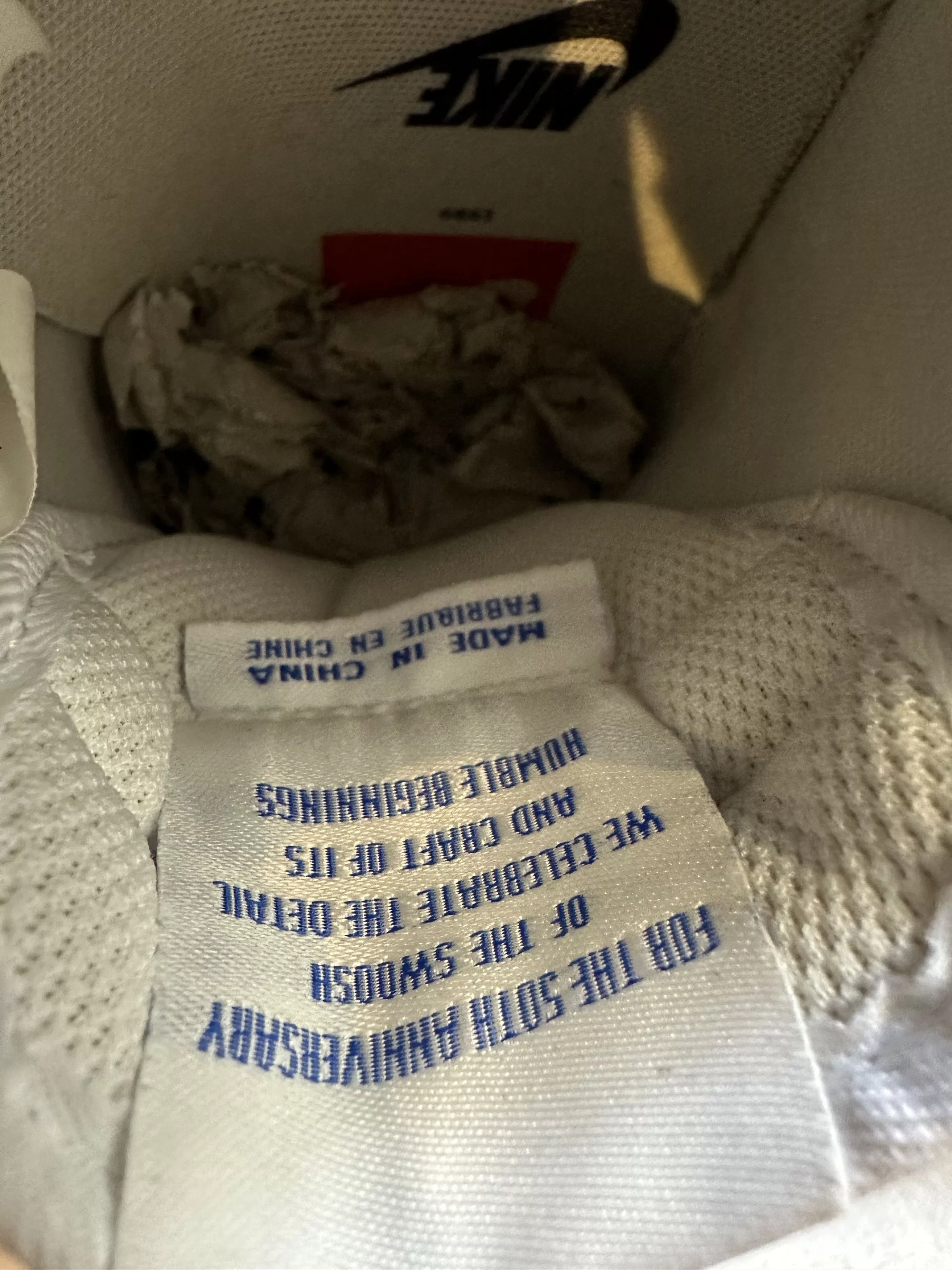 Nike Low Top Sneakers Air Force 1 UNC Nike iD Blue