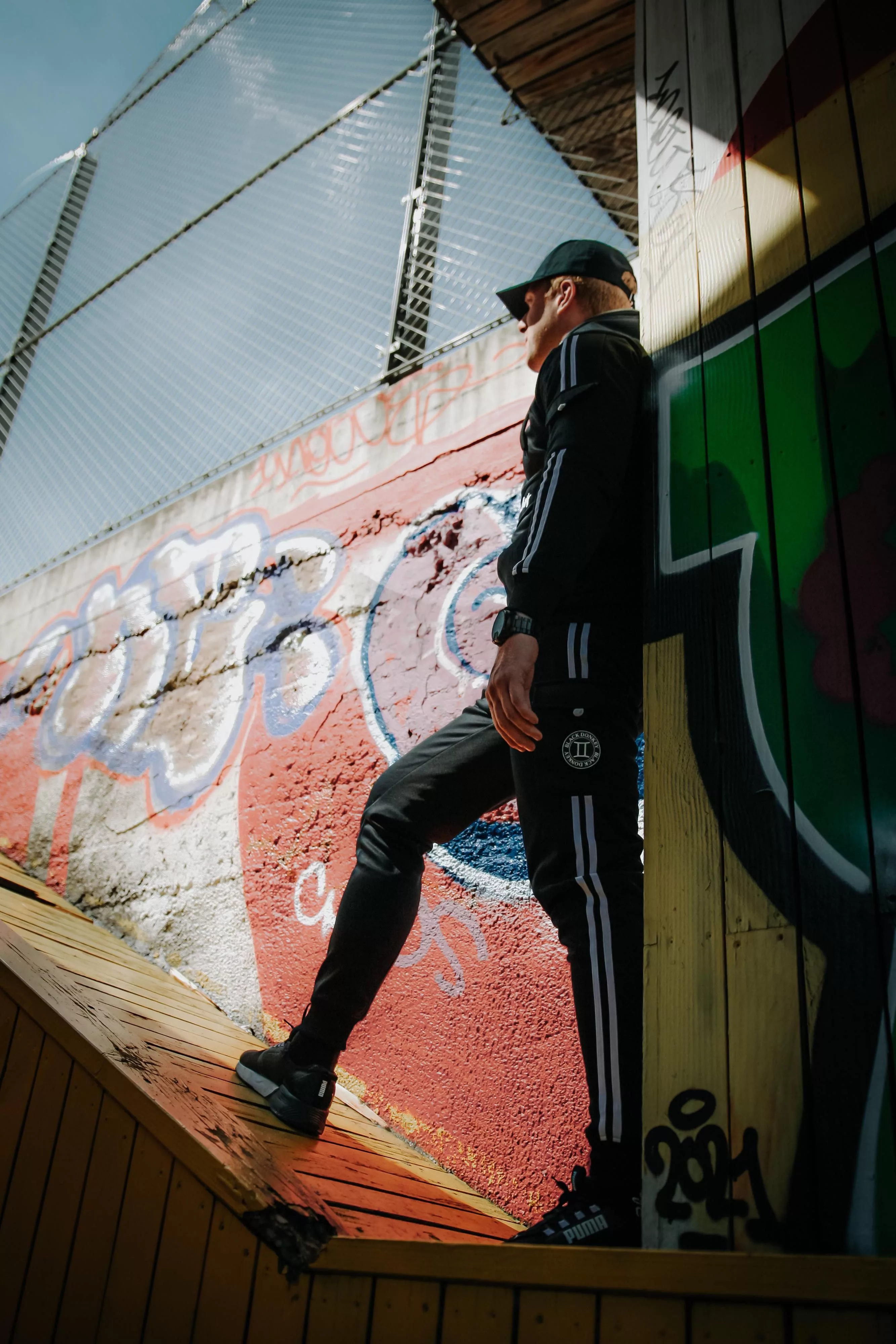 Other Casual Pants Other Zip trackpants Black