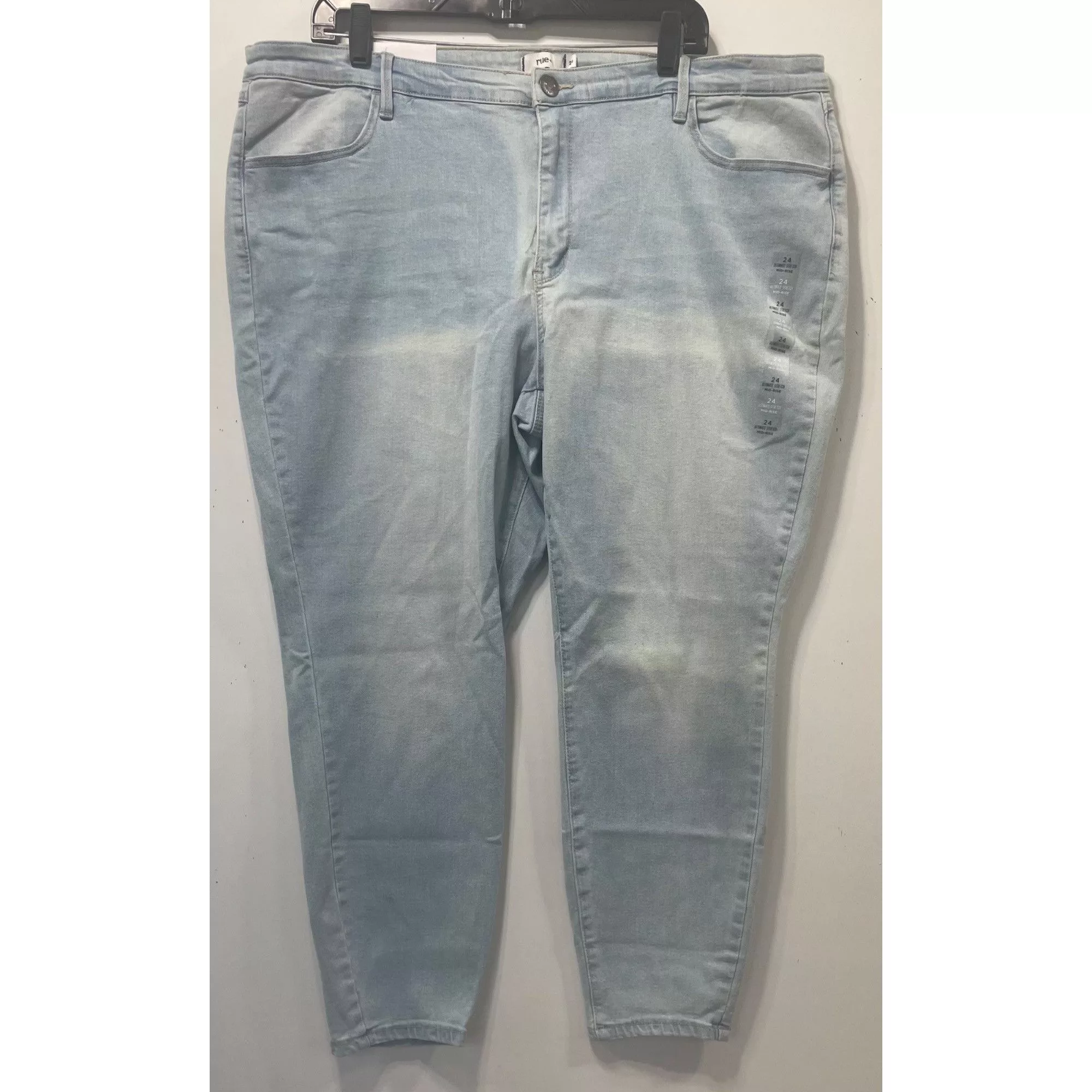 Other Jeans Other Rue + - Women's Ultimate Stretch Mid-Rise - Light Blue - 24