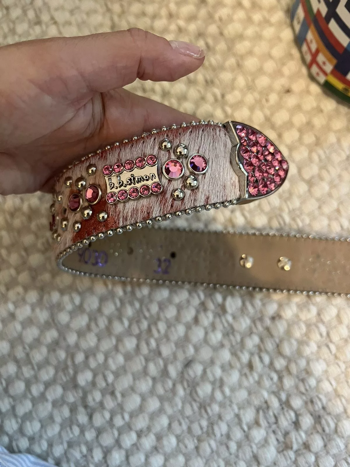 B.B. Simon Belts B.B. Simon Bb simon belt Pink