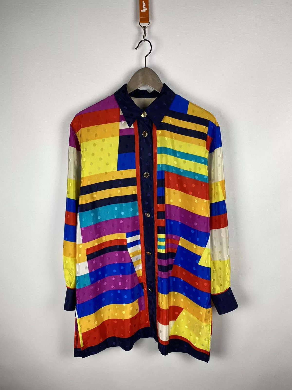 Givenchy Button Ups Givenchy × Vintage Vintage Givenchy En Plus Multicolor Luxury Shirt Retro Y2k