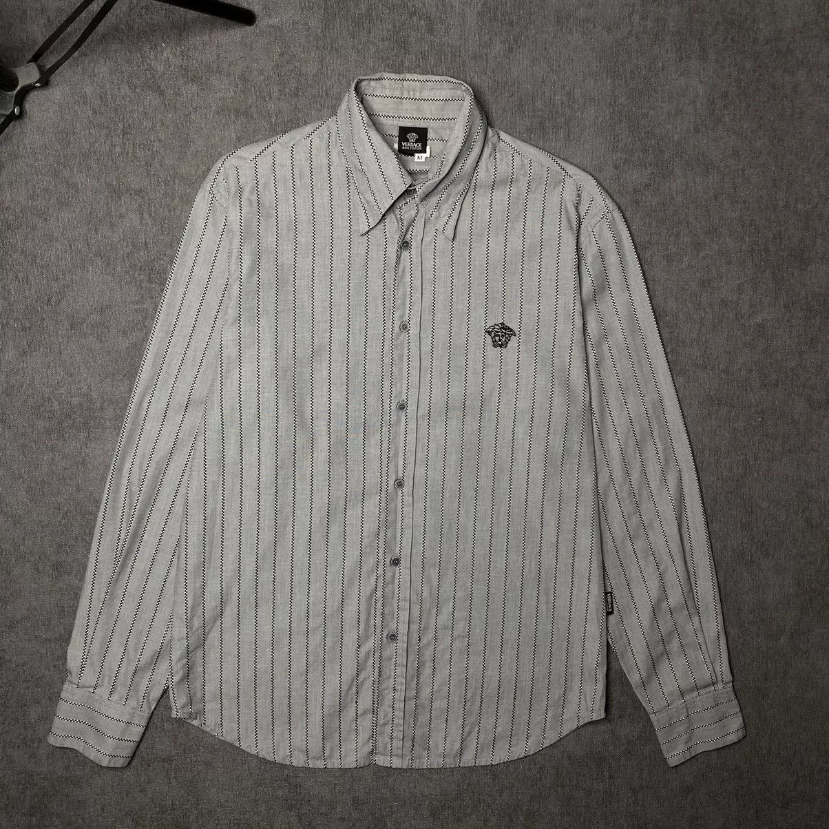 Versace Shirts Button Ups Versace × Versace Jeans Couture × Vintage Vintage Versace Jeans Couture shirt rare Gray