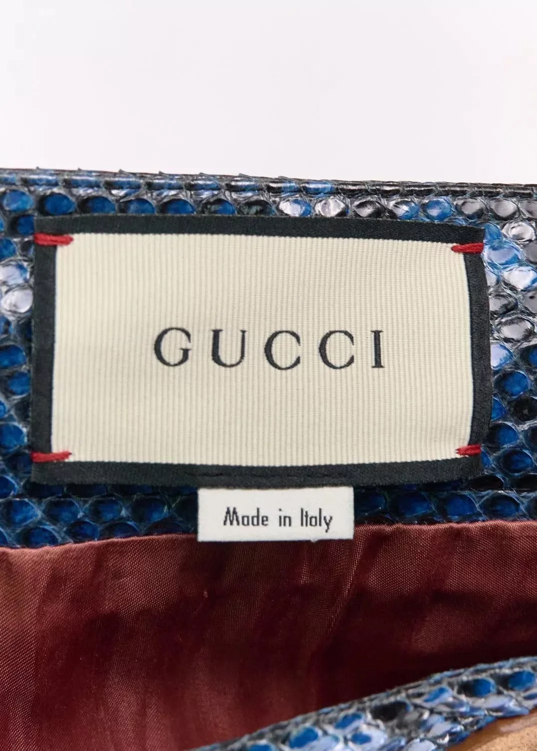 Gucci Midi Skirts NWT Gucci python skirt Blue