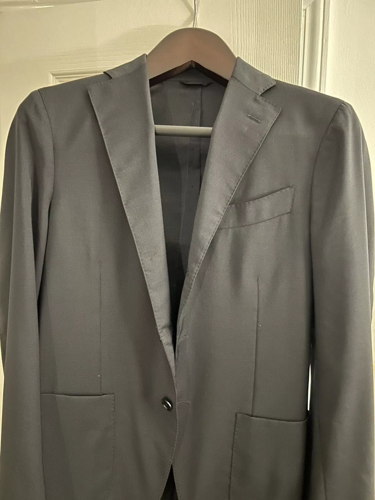Eidos Napoli Blazers Eidos Napoli Navy Unstructured Blazer Blue
