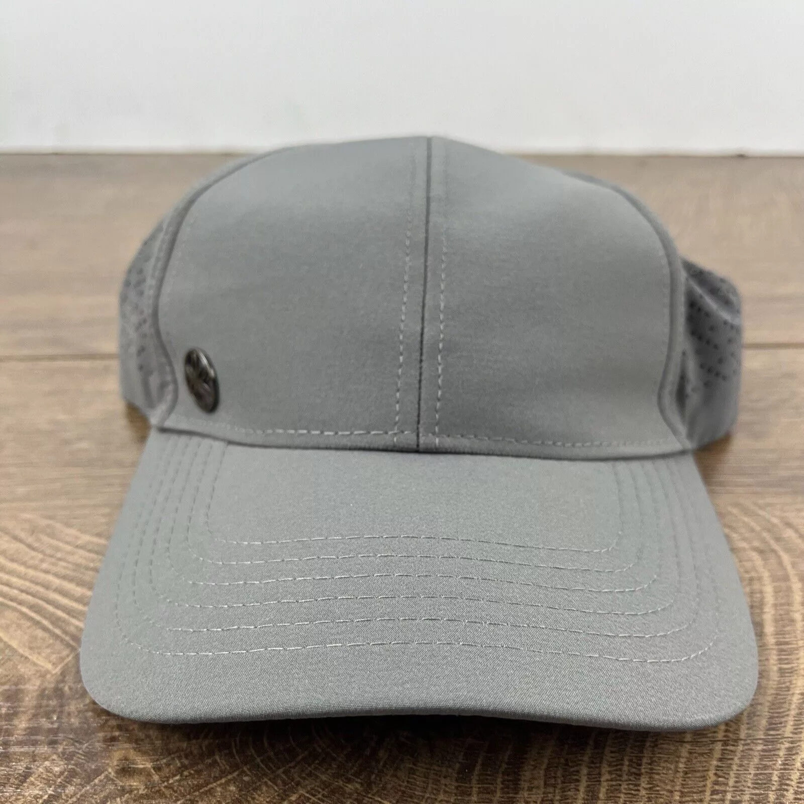 Other Hats Other Gray Athletic Hat Running Cap Hat Gray Hat Adjustable Hat Gr