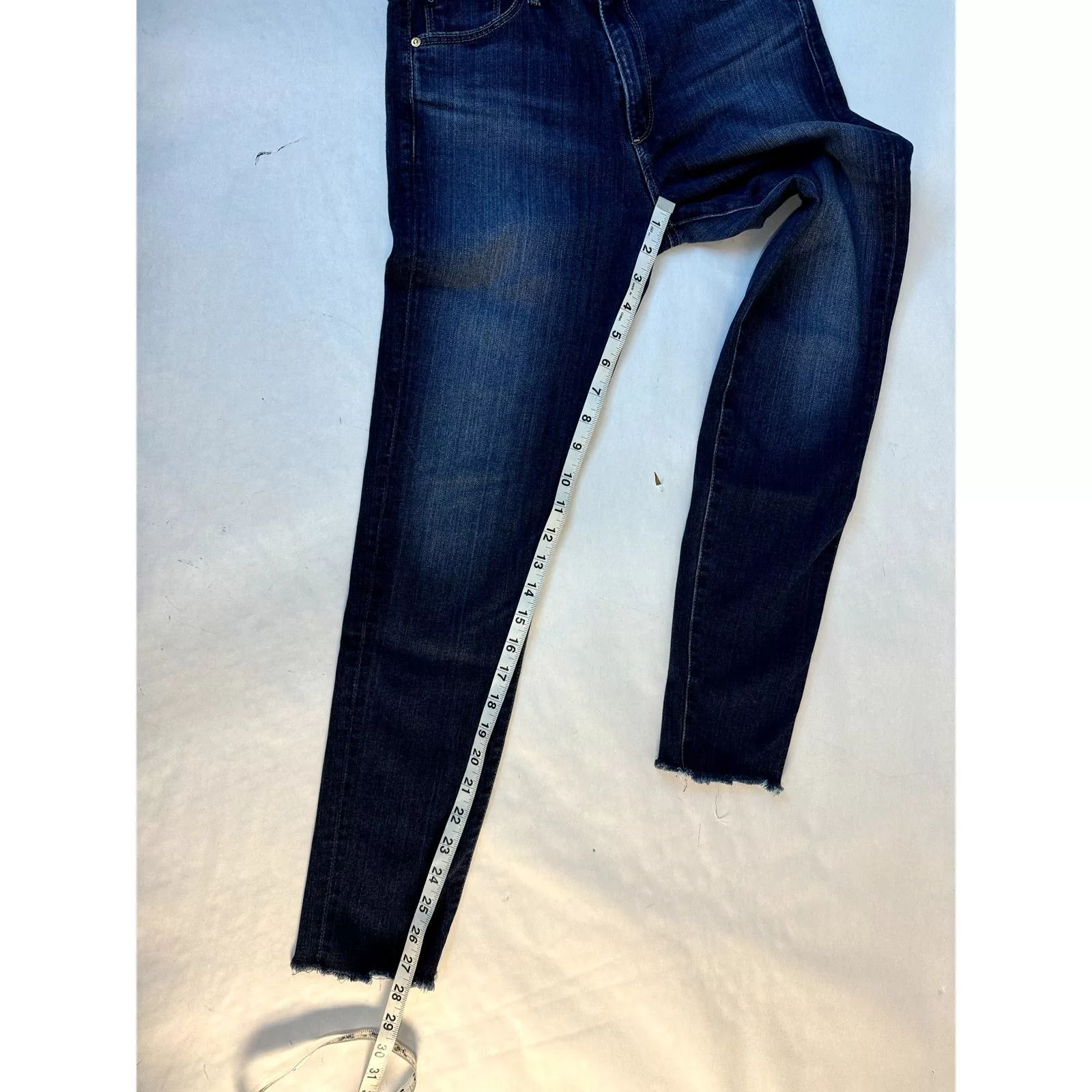 AG Adriano Goldschmied Jeans Farrah Skinny High Rise - 27 Blue