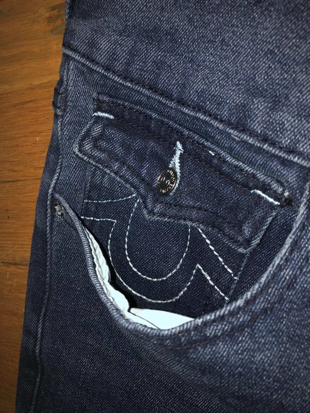 True Religion Shorts TRUE RELIGION RICKY FLAP DENIM SHORT Blue