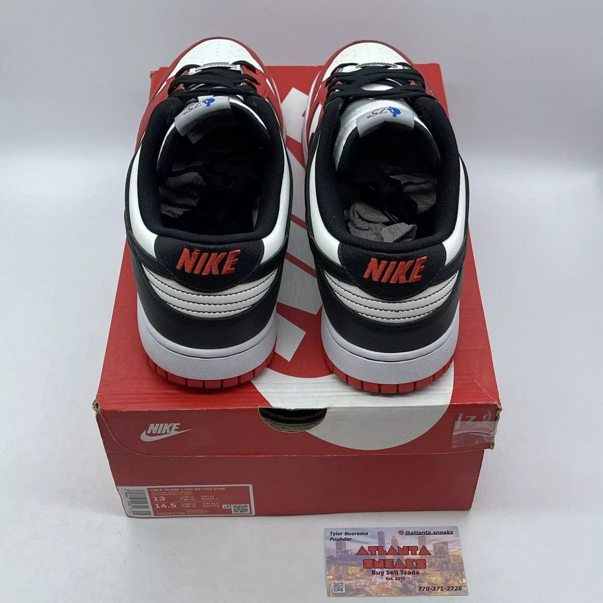 Nike Low Top Sneakers Nike NBA x Dunk low EMB 75th Anniversary - bulls White