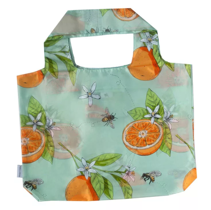 Reusable Tote Bag - Citrus + Honeybees