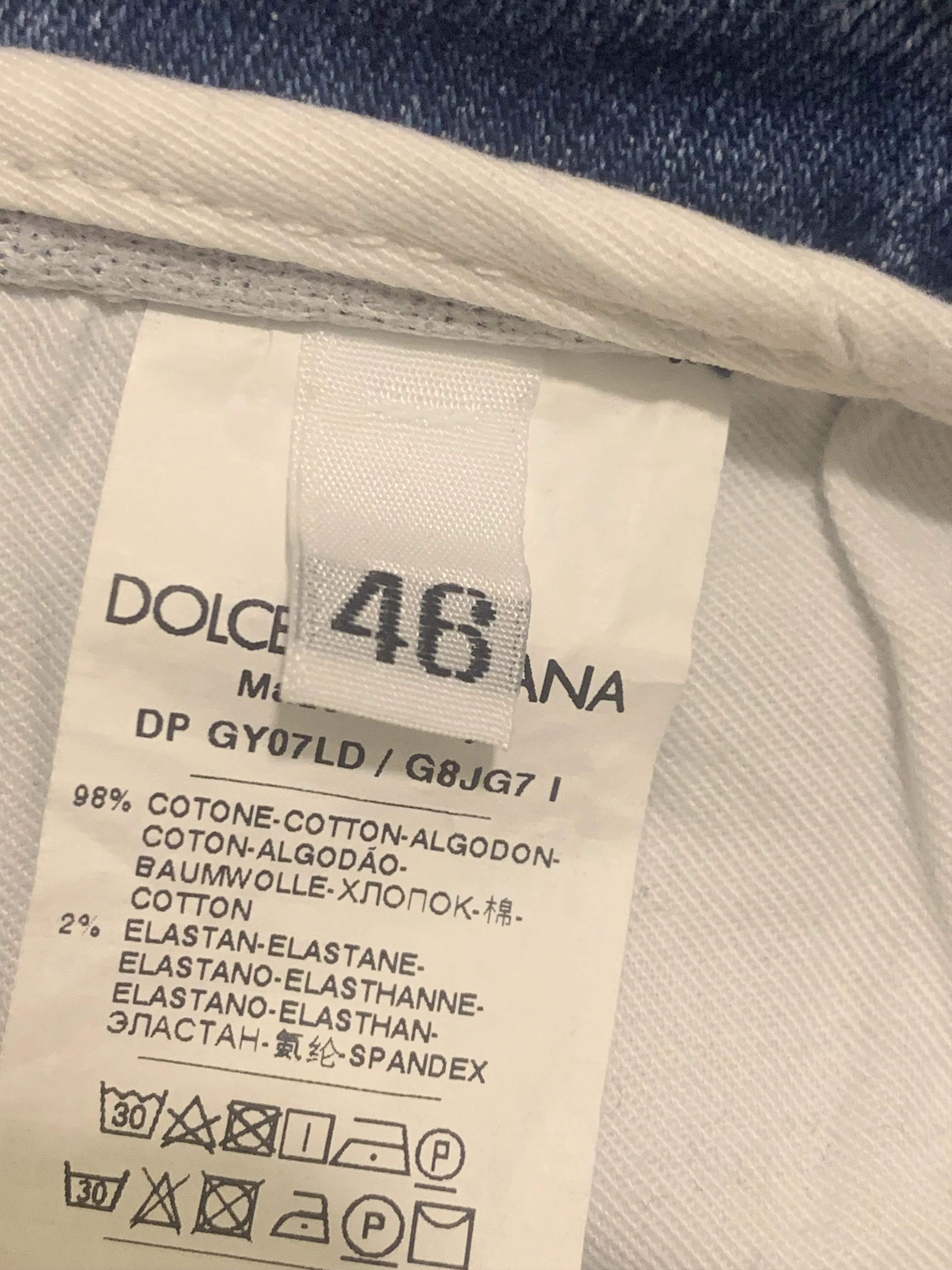 Dolce & Gabbana Denim Dolce & Gabbana Blue Five-Pocket Jeans