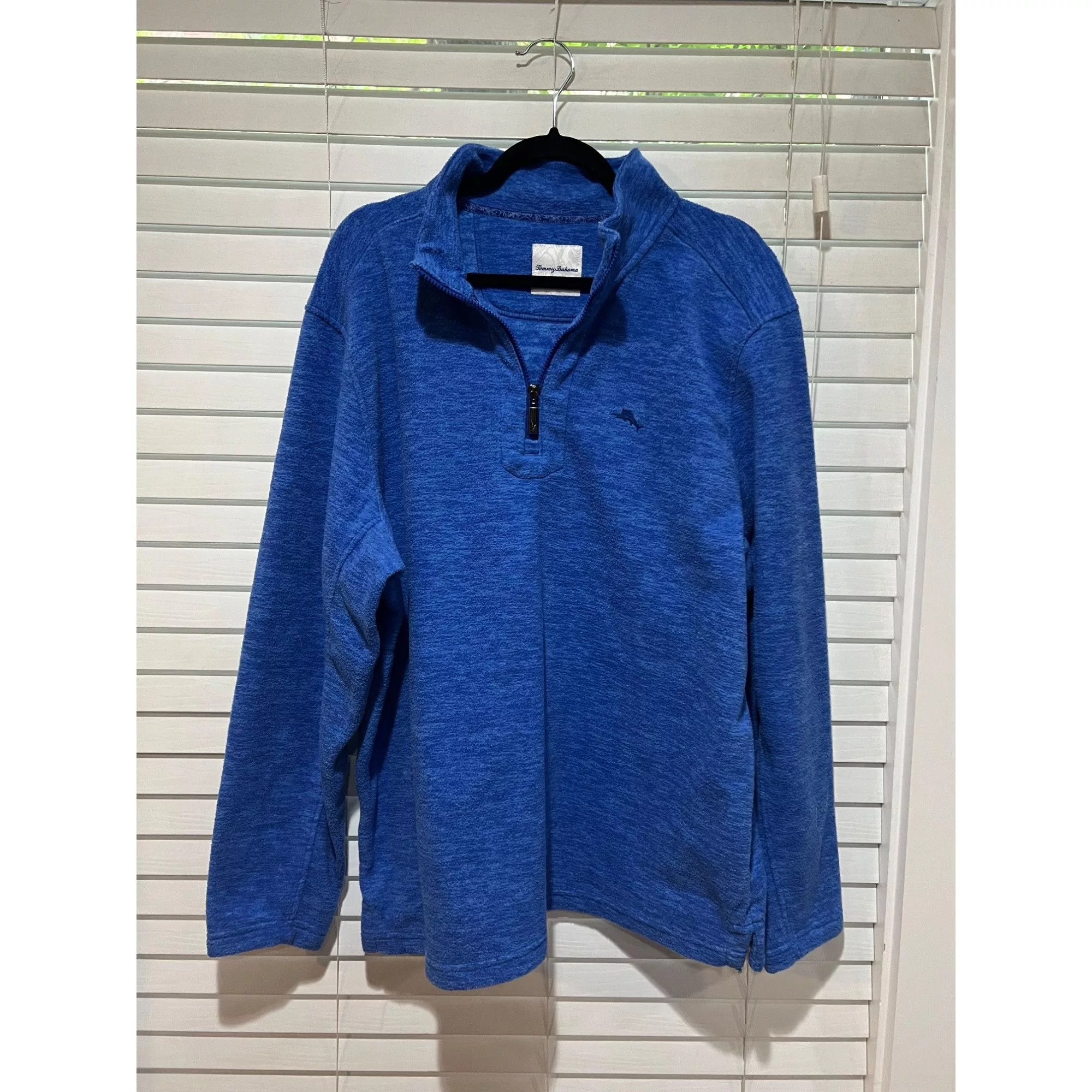 Tommy Bahama Sweatshirts Hoodies Tommy Bahama Half Zip Fleece Men's Sweater - Size XL Blue