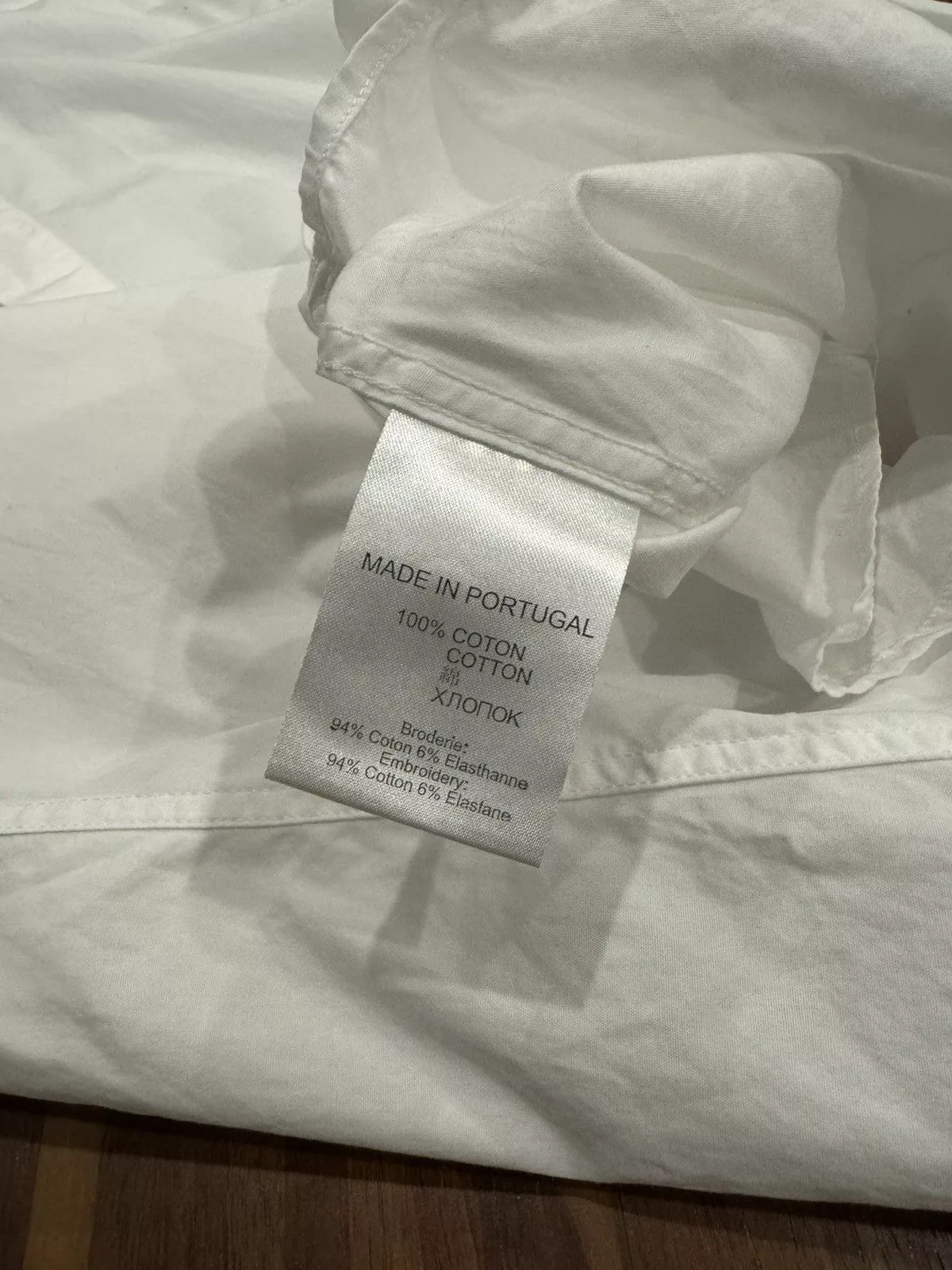 Givenchy Shirts Button Ups Givenchy Star Embroidered Tailored White