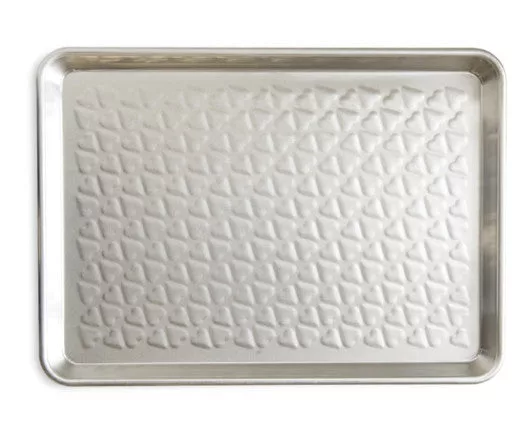 --Heart Embossed Half Sheet Pan