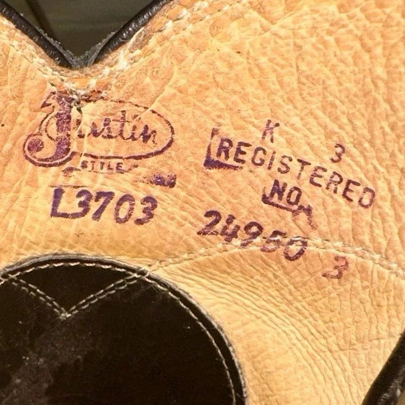 Justin Boots Justin Black Classic Roper Boots