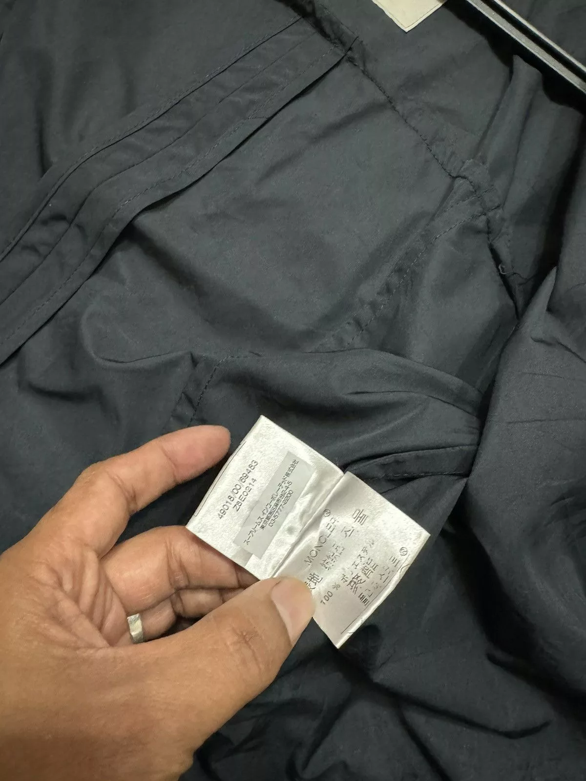Moncler Jackets MONCLER LONG JACKET Blue