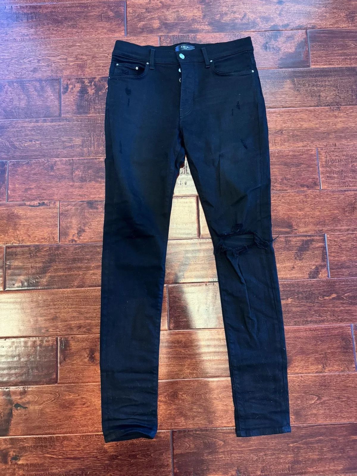 Amiri Denim Amiri Broken Jeans Size 32 Black