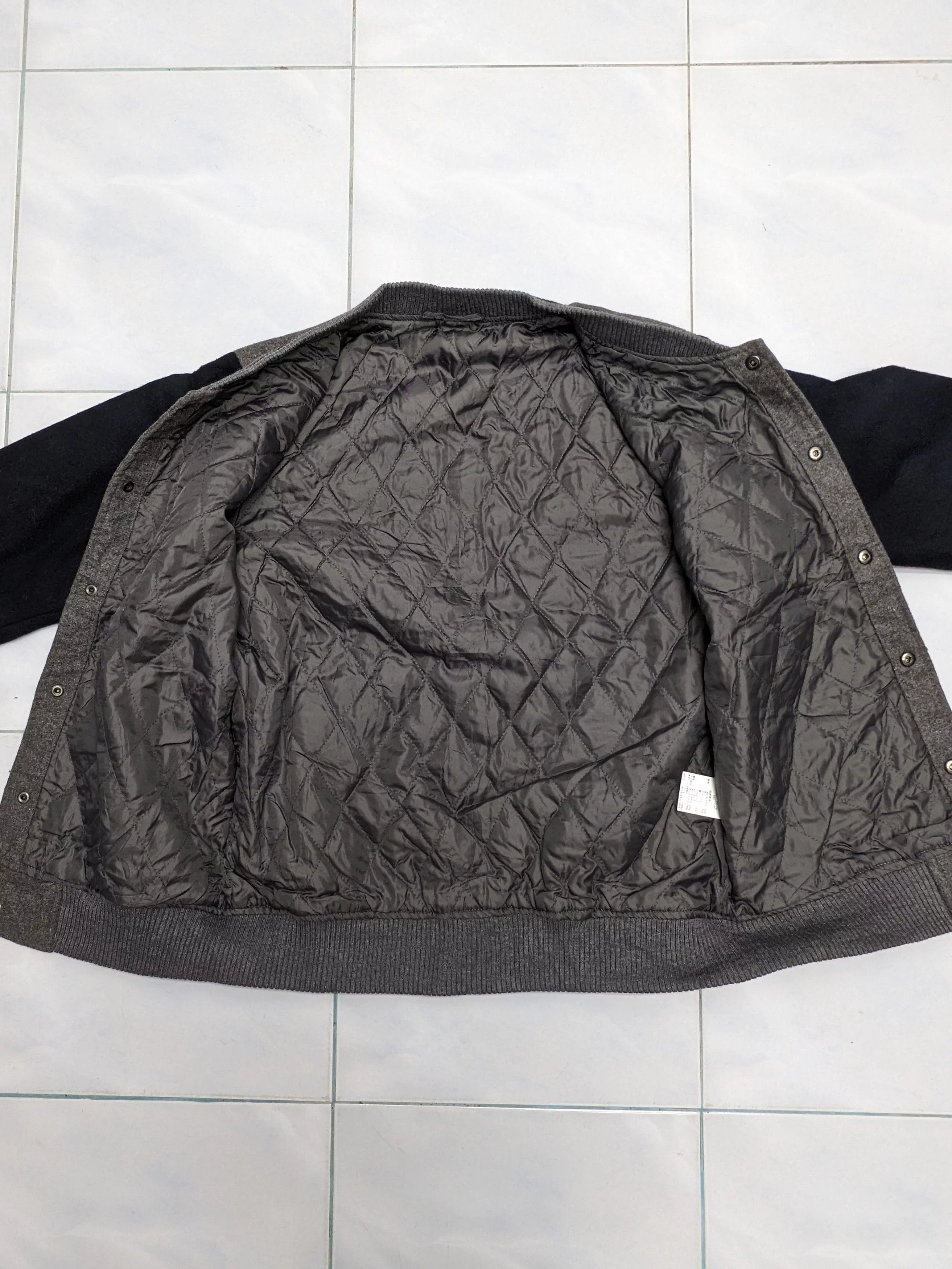 Harris Tweed Light Jackets Harris Tweed HARIS TWEED VARSITY JACKET SINGLE POCKET Multi Vintage