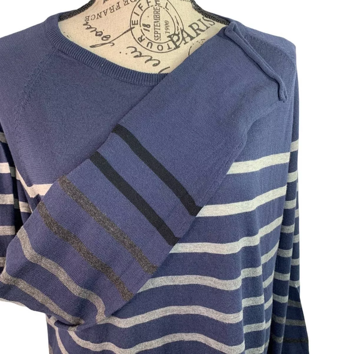 Jack & Jones Sweaters Knitwear Jack & Jones Sweater Men's L Pullover Crew Neck Slim Fit NEW Blue