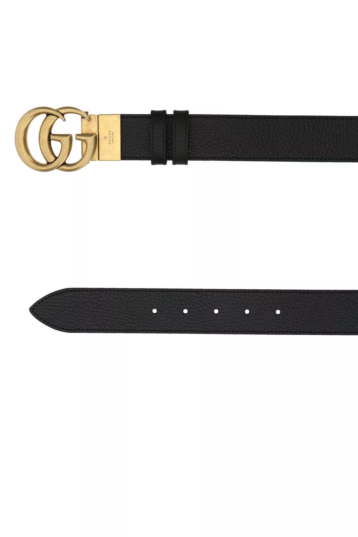 Gucci Belts Gucci Black Leather Reversible Belt Multi