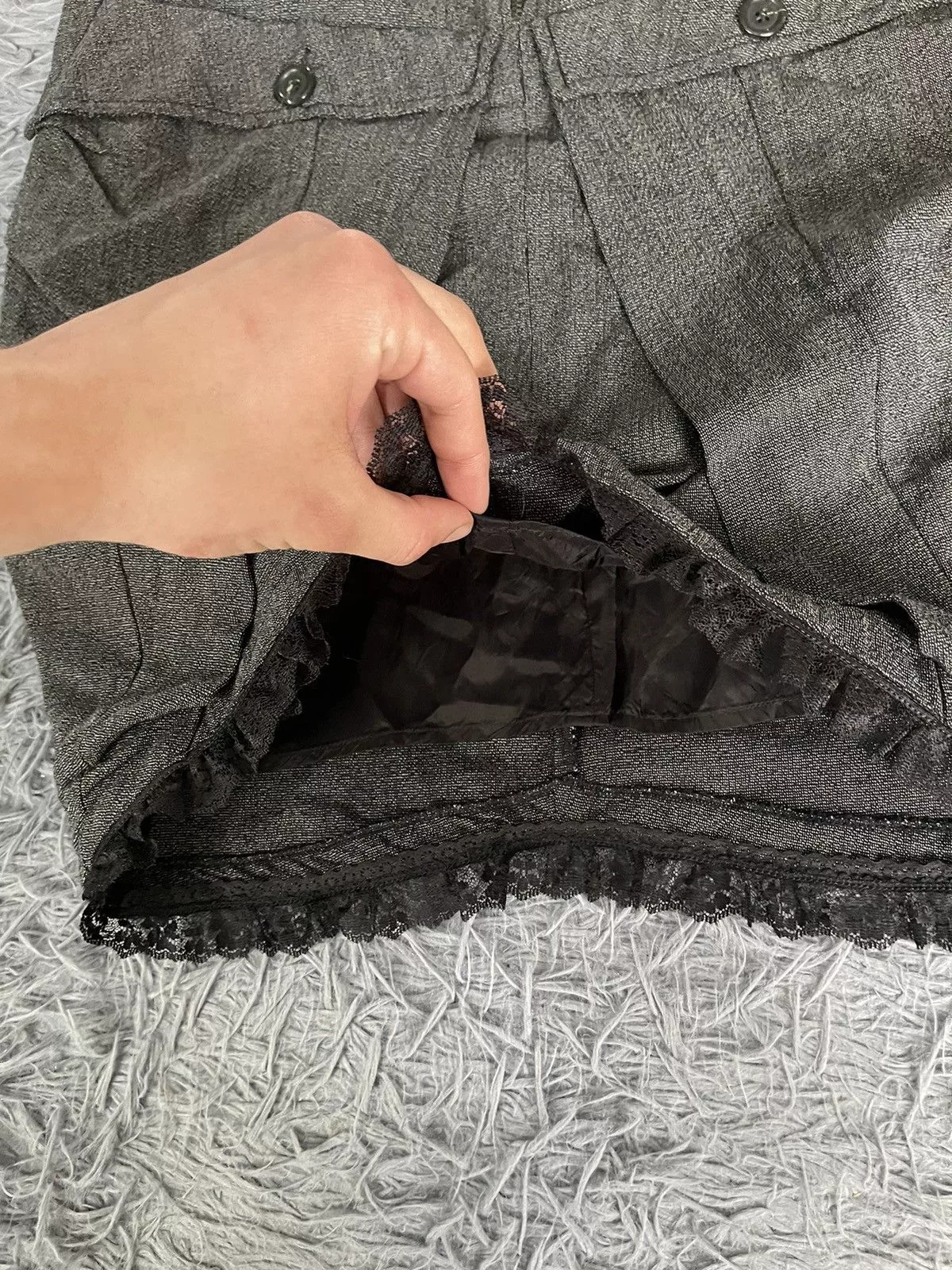 Transit Mini Skirts Transit × Transit Uomo Transit par such avant garde mini skirt Gray Avant-Garde